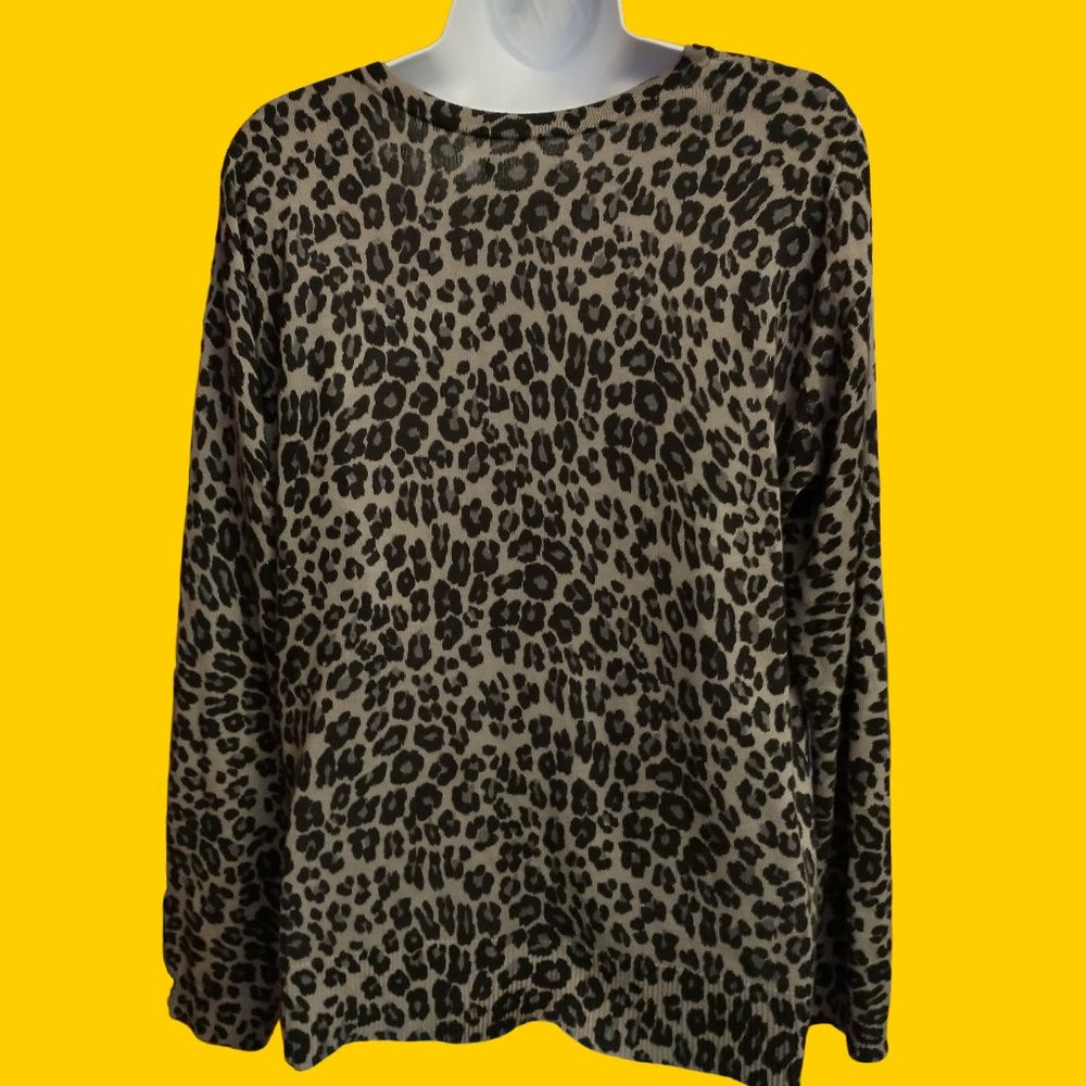 Leopard Print Cardigan